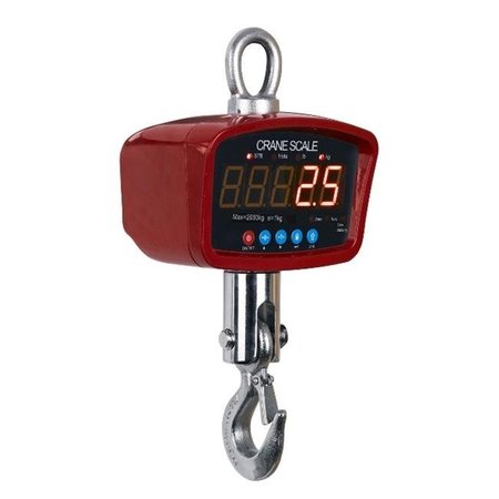 Optima Scales Optima Scales OP-924A-500 General Purpose Crane Scale - 500 lbs x 0.2 lb. LED Display OP-924A-500